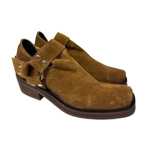 The Kooples Women's Suede‎ Harness Ankle Boots - European Style size 8 39